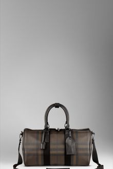 Burberry Smoked Check Duffle Bag - Lyst