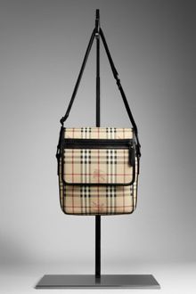 Burberry Small Haymarket Check Crossbody Bag - Lyst