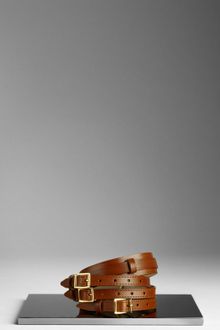 Burberry Belted Bridle Leather Belt - Lyst