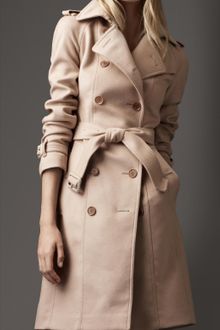 Burberry Cashmere and Wool Trench Coat - Lyst