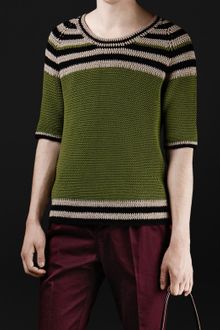 Burberry Prorsum Hand Crochet Cotton Sweater - Lyst