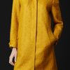 Burberry Prorsum Graphic Matelassé Trench Coat in Yellow (chrome yellow) - Lyst