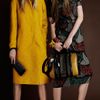 Burberry Prorsum Graphic Matelassé Trench Coat in Yellow (chrome yellow) - Lyst
