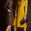 Burberry Prorsum Beaded Linen Trench Coat in Brown (cocoa) - Lyst