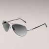 David Yurman Buckle Sunglasses in Brown (silver) - Lyst