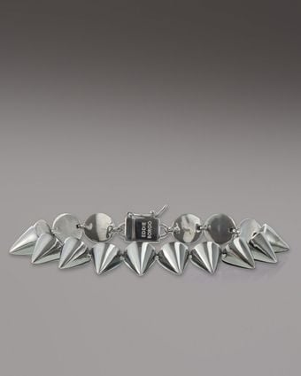 Eddie Borgo Gunmetal Cone Bracelet, Small - Lyst