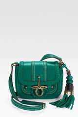 Gucci Snaffle Bit Small Flap Leather Shoulder Bag