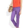 Gucci Stretch Cottontwill Cropped Pants in Purple (lilac) - Lyst
