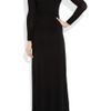 Holy Tee Abbey Lee Mesh and Jersey Maxi Dress in Black - Lyst