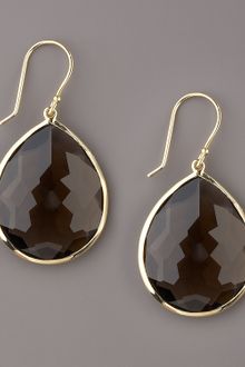 Ippolita Medium Teardrop Earrings, Smoky Quartz - Lyst