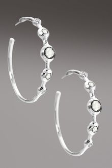 Ippolita Diamond-station Hoop Earrings - Lyst
