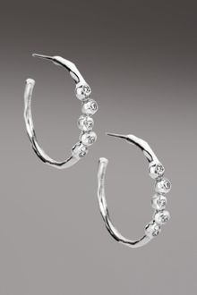 Ippolita Stacked-diamond Hoop Earrings - Lyst