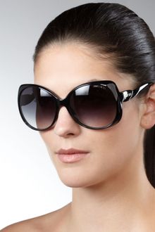 Jimmy Choo Oversized Sunglasses - Lyst