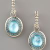 John Hardy Batu Bedeg Topaz Drop Earrings in Blue (blue topaz/ swiss blue topaz) - Lyst