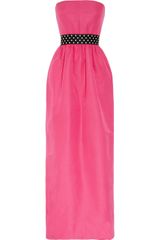 Prabal Gurung Strapless Cotton and Silk-blend Faille Gown