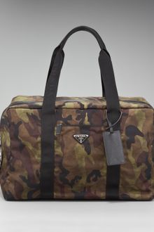 Prada Camouflage Duffel Bag - Lyst