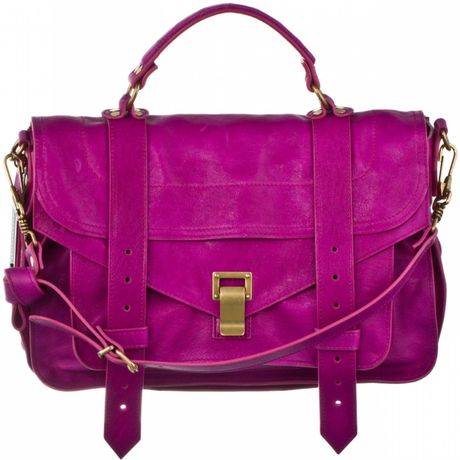 Proenza Schouler Ps1 Medium Leather in Purple (orchid) - Lyst