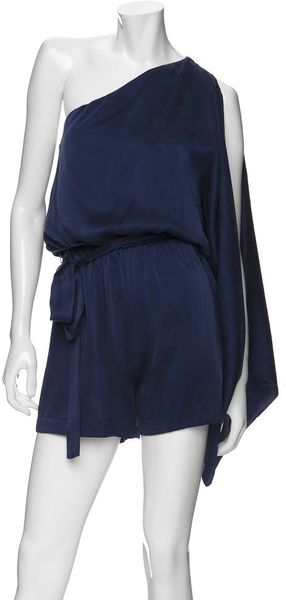  One Shoulder Short Jumpsuit 