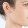 Sydney Evan Lucky Clover Studs in Gold - Lyst