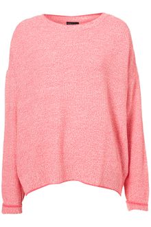 Topshop Knitted Tweedy Sweat - Lyst