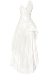 Vivienne Westwood Gold Label Bronze Silk-taffeta and Tulle Dress