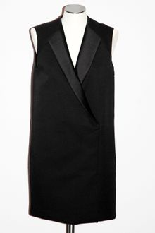 3.1 Phillip Lim Sleeveless Tuxedo Dress with Combo Lapel - Lyst