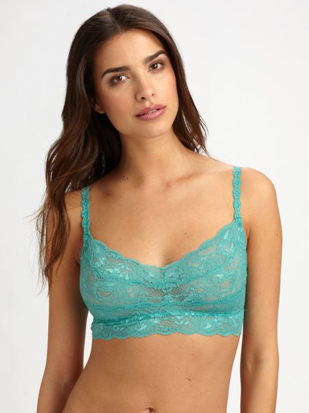 Cosabella Lace Cami Bra in Blue (lagoon) - Lyst