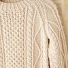 Free People Vintage Hand Knit Aran Sweater in Beige (white) - Lyst