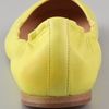 Jil Sander Elastic Topline Flats in Yellow - Lyst