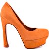 Kelsi Dagger Abrielle  Orange Suede in Orange - Lyst