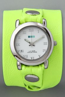 La Mer Collections Neon Simple Wrap Watch - Lyst