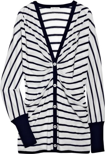 Oscar de la Renta Cashmere and Silk-blend Cardigan - Lyst