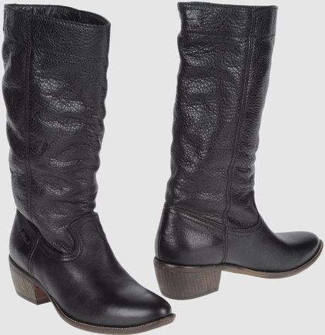 Diesel High Heeled Boots in Brown - Lyst