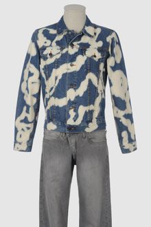 Dries Van Noten Bleached Denim Jacket - Lyst