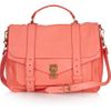 Proenza Schouler Ps1 Large Leather Satchel in Pink (coral) - Lyst