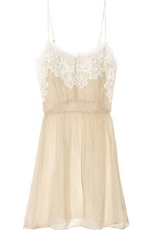Rosamosario Rosso Disera Silk-chiffon Slip - Lyst