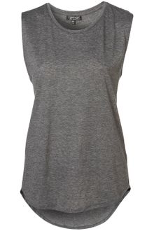 Topshop Curve Hem Tank - Lyst