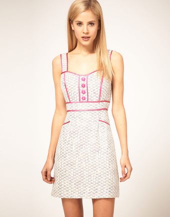  Asos Mini Dress in Boucle 
