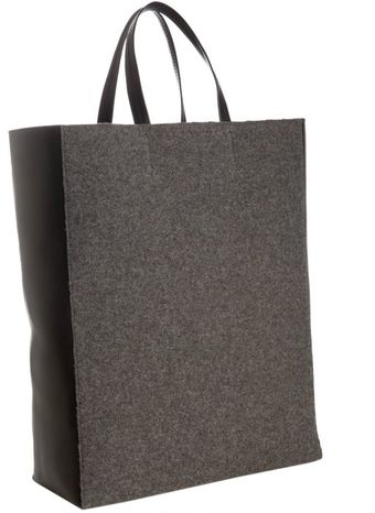 Celine Wool Shopping Tote - Lyst
