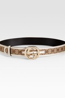 Gucci Interlocking G Buckle Belt - Lyst