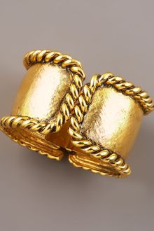 Jose & Maria Barrera Braid-trim Cuff - Lyst