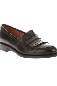 Robert Clergerie Fringed Leather Loafer - Lyst