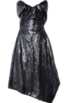 Vivienne Westwood Gold Label Paper Bag Sequined Satin Dress - Lyst