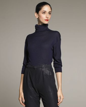  Cashmere-silk Turtleneck 
