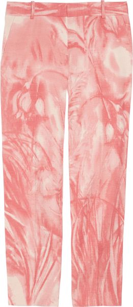 J.crew Café Capri Printed Wovencotton Pants in Brown (café) - Lyst