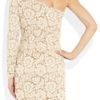 Stella Mccartney Asymmetric Lace Dress in Beige (cream) - Lyst