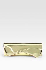 Christian Louboutin Pigalle Metallic Clutch