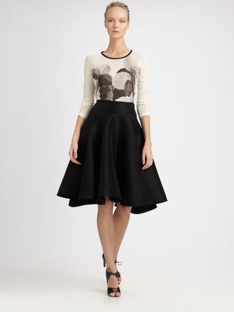 Jason Wu Silk Skirt - Lyst