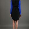 Kimberly Taylor Jean Dress in Black/cobalt in Black - Lyst