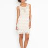 Nasty Gal Eyelash Fringe Dress  in Beige (cream) - Lyst